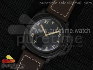 PAM629 R Luminor 1950 DLC ZF California Dial on Thick Brown Leather Strap P.3000 Super Clone