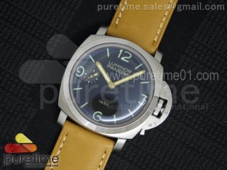 PAM127 E V6F 1:1 Best Edition on Brown Leather Strap A6497 with Y-Incabloc V2