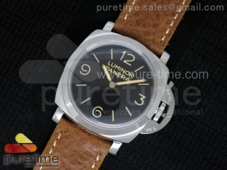PAM372 N SF 1:1 Edition on Thick Brown Leather Strap P.3000 Super Clone V2