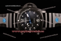 Panerai Luminor Submersible Flyback PAM 618 Black Dial White Markers Black Rubber Titanium Watch